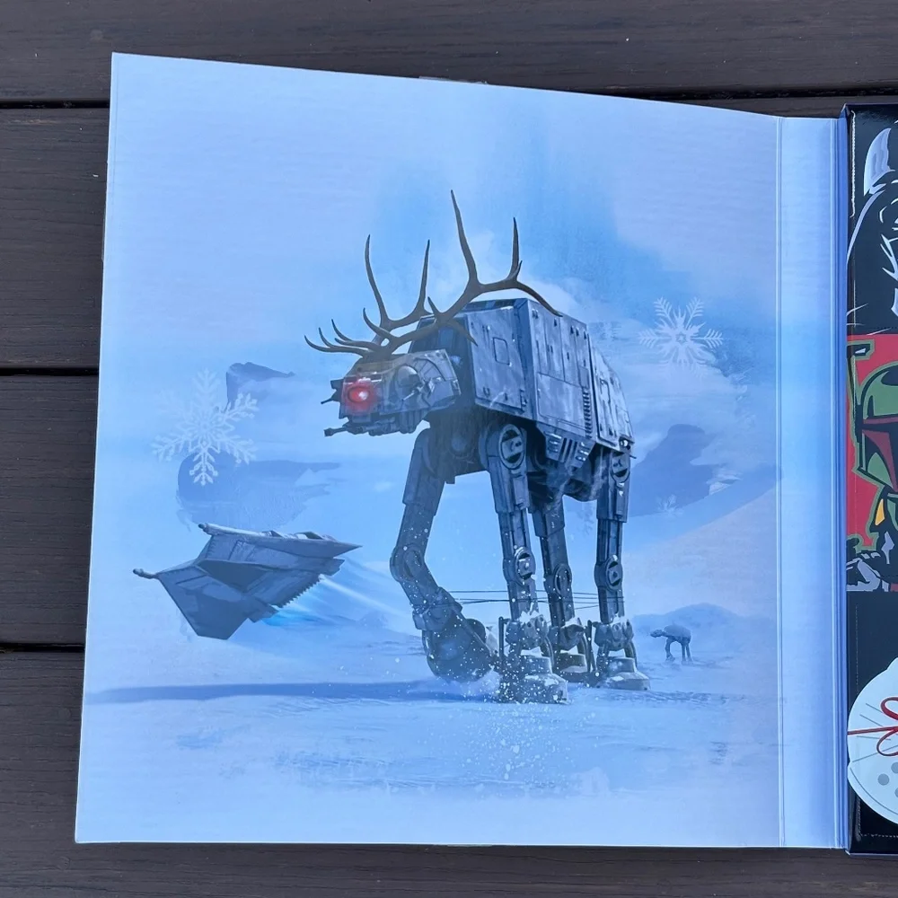 Star Wars Christmas 15 Days of Socks MEN'S Size 6-12 Advent Calendar - Open Box